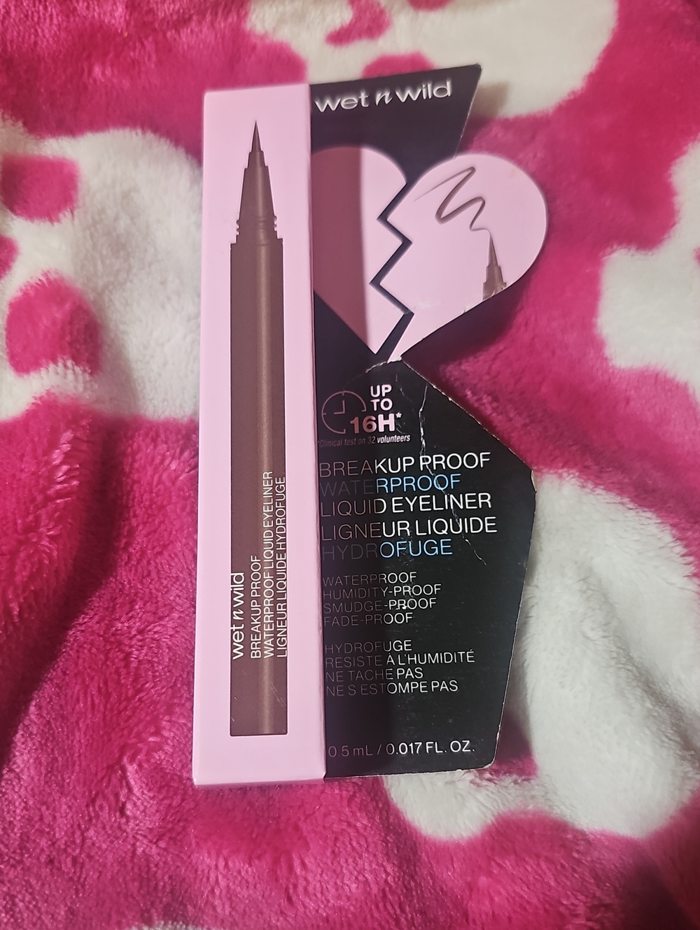 NIB  WET N WILD BROWN BREAKUP PROOF WATERPROOF LIQUID EYELINER